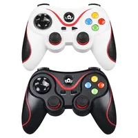 Manette de jeu sans fil V8 2.4G, manette de jeu avec joystick, double vibration, compatible avec Android/iOS/PC/PS3/Switch/téléphone mobile