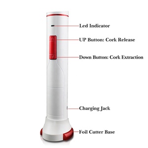 Usine En Gros Portable Ménage Bar Gadget Électronique One Touch Auto Tire-Bouchon Multifonction Smart Rechargeable Ouvre-Vin - Product Image 2