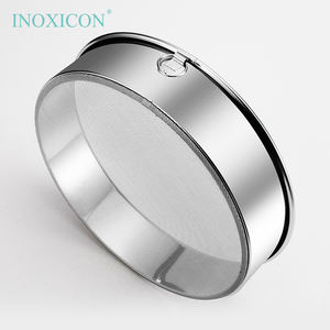 Filtre à <span class=keywords><strong>tamis</strong></span> à farine de <span class=keywords><strong>cuisine</strong></span> à mailles fines en acier inoxydable de qualité alimentaire lavable au lave-vaisselle multifonction - Product Image 3