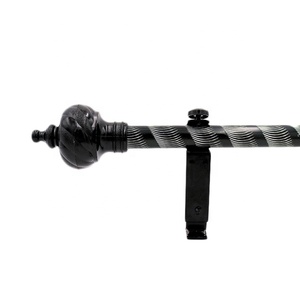 24mm Geschnitzte Pole Aluminium Luxus Vorhang Stangen Für Indonesien Markt Mit Vorhang Aluminium Rohr - Product Image 3