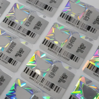Étiquettes holographiques laser personnalisées, autocollants de sécurité anti-contrefaçon, étiquettes holographiques 3D imperméables pour l'emballage des produits