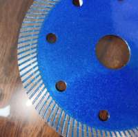 Meule ultra-mince bleue de 105mm de haute qualité, avec une dureté élevée, adaptée aux meuleuses d'angle et aux machines à marbre.