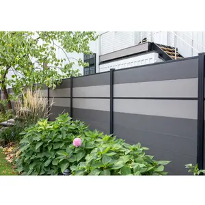 natural feeling europe standard uv-resistant composite zaun wpc fence panels