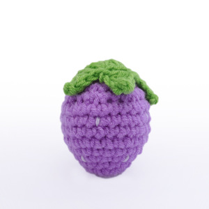 Colgante de fresa de ganchillo, adorno de fruta hecho a mano, ramo, producto terminado al por mayor, fresa rosa de ganchillo hecha a mano - Product Image 4