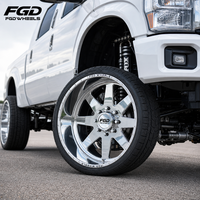 Jantes forgées FGD 8x170 8x180 à déport profond, alésage personnalisé 20*10 20*12 20*14, en alliage forgé pour F-250 / F-350 Super Duty
