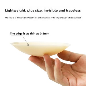 Protège-mamelons <span class=keywords><strong>en</strong></span> silicone pleine couverture de 13 cm, ultra-fins, auto-adhésifs, anti-transparence, invisibles, ronds et imperméables - Product Image 4