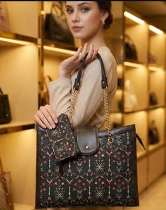 Bolsos de Mano de Poliéster Abiertos, Portátiles, Resistentes al Agua, con Diseño Floral Moderno y Elegante, Precio al por Mayor - Product Image 2