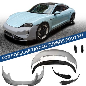 Kit carrosserie <span class=keywords><strong>Turbo</strong></span> <span class=keywords><strong>S</strong></span> pour <span class=keywords><strong>Porsche</strong></span> <span class=keywords><strong>Taycan</strong></span> Turismo, style ancien vers nouveau, pare-chocs avant, ailerons arrière, mise à niveau du kit carrosserie, lifting - Product Image 5