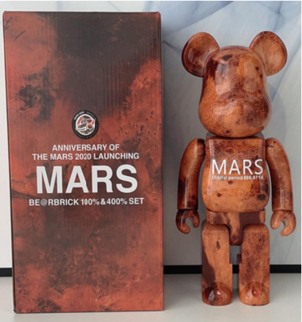 BE@RBRICK MARS 1000％ Customized Color Bearbrick Action Figure - 1000% Size Resin