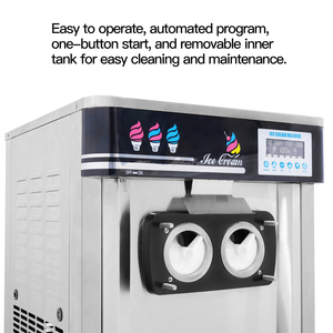 KEMAI Machine à crème glacée à trois saveurs avec fonction de pré-refroidissement Fabrication directe de <span class=keywords><strong>sirop</strong></span> de crème glacée en poudre au lait et aux fruits - Product Image 4