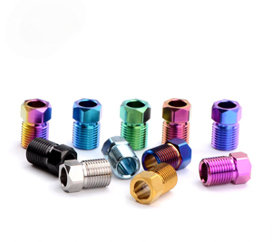 TITST M8 Fahrrads ch eiben brems schlauchs ch raube Hydraulik schlauch Titans ch raube mit metrischem System für <span class=keywords><strong>Shimano</strong></span> - Product Image 5
