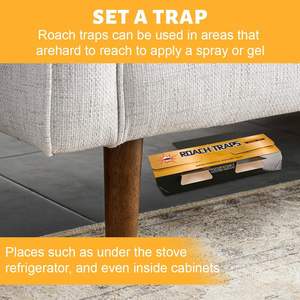 Pièges à cafards à colle forte, non toxiques et écologiques, pour la maison, la cuisine et l'usage commercial - Product Image 4