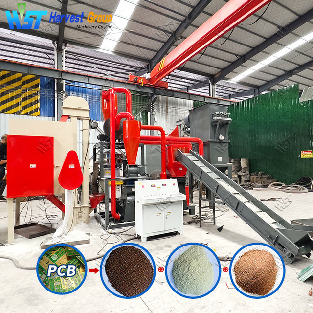 pcb electronic scrap recycling machine mobile phone boards recycling equipment pcb metal recycling machine