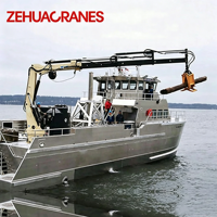 Grue de pont marine à flèche articulée hydraulique Zehua 5-70T |   Grue Offshore AHC Personnalisée Certifiée CE BV CCS Fabricant Certifié