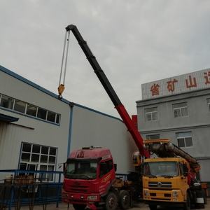 מנוף טלסקופי 8 טון 10 טון 20 טון הידראולי המותקן על משאית עם זרוע מתקפלת למכירה חמה - Product Image 1