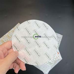 Papier ciré alimentaire imprimé avec logo personnalisé, résistant à la graisse, pour sandwichs, biscuits, lait, gelée, sucettes, chewing-gum, en feuille individuelle - Product Image 2