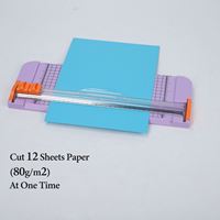 Massicot manuel A4 de précision à glissière pour papier d'emballage et artisanat cadeau