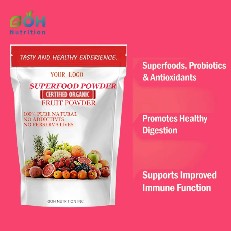 GOH Fabricant Supply Mix Berry Powder Red Super Food Blend Powder Private Label Superfood Powder