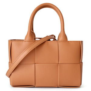Bolso Tote Cuadrado Original 2023, de Gran Capacidad, para Mujer, de Cuero Tejido, Abierto, Simple, para el Día a Día, de Dos Capas - Product Image 5