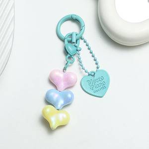 Bán Buôn Hình Trái Tim Nhựa Kim Loại Thẻ Keychain Cho Cho Tình Yêu Mặt Dây Chuyền Đính Cườm Đồ Trang Sức Phụ Kiện Cho Túi Ngọt Trang Trí - Product Image 5