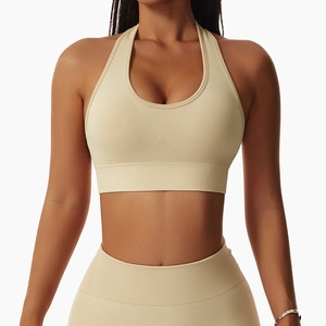 Meisu-Top sin mangas con cuello en U para gimnasio y fitness, Top sin mangas sexy para yoga, sujetadores deportivos para mujer - Product Image 5