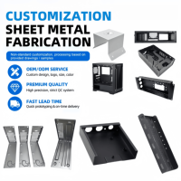 Boîtier PC en tôle découpée au laser et pliée CNC, haute précision, OEM/ODM, non standard, pour l'assemblage d'équipements informatiques