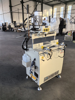 Máquina copiadora/fresadora de un solo cabezal para taladrar orificios de cerradura en manillas de ventanas y puertas de PVC