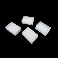 DWP-96022-1 2.2ml Puits Profond 96 Plaque Polypropylène Transparent Fond 'U' Personnalisable OEM 96 Puits PCR Plaque Plastique