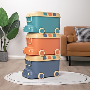 Boîte de rangement en gros pour jouets d'enfants, petit train, vêtements de bébé, collations, articles divers, organiseur - Product Image 2