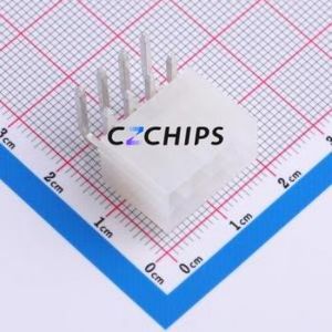 WB420A2H-080P-001 Wire-to-<b>Board</b> <b>Pin</b> Header Bent Lead Through Hole,P=4.2mm 2x4P 4.2mm Right Angle Insert Mini-Fit (MX 4.2) - Product Image 1