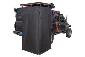 Caja de carcasa de aluminio doble lateral para coche, <span class=keywords><strong>tienda</strong></span> de baño para inodoro, <span class=keywords><strong>tienda</strong></span> de <span class=keywords><strong>ducha</strong></span> lateral para coche para acampar al aire libre - Product Image 2