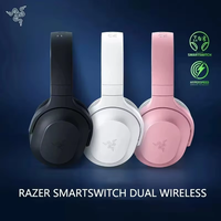 Audífonos Originales Razer Barracuda X Inalámbricos para Juegos, Auriculares Inalámbricos Dobles de 2.4GHz con Micrófono Desmontable