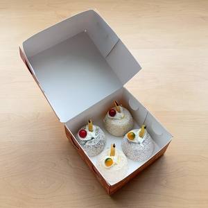 Boîtes à dessert personnalisées de qualité alimentaire, emballages en papier imprimés en couleur pour gâteaux et pâtisseries - Product Image 6