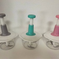 Handmatige multifunctionele groente- en vleesmolen, babyvoedselprocessor, knoflookpers, chilipeperhakker, groentesnijder voor huishoudelijk gebruik