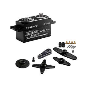 High Speed <b>Brushless</b> Digital Servo 7.4V 55KG All Metal Waterproof BLS4355 for 1/8 1/10 <b>RC</b> <b>Car</b> Truck Robot - Product Image 4