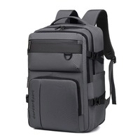 Sac à dos de voyage d'affaires pour homme en Oxford, grande capacité 20-35L, sacoche pour ordinateur portable, pour étudiants, décontracté, avec bandoulière incurvée en polyester