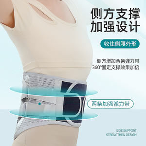Cinturón de Soporte Lumbar Deportivo para Hombre y Mujer, Dispositivo de Corrección Lumbar con Compresa de Calor para Hernia Discal Lumbar - Product Image 2