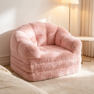 Wohnzimmer Schlafzimmer Klappbares Sofabett 2-in-1 Konvertierbarer Hochdichte-Schaumstoff Sitzsack mit Griff - Product Image 3