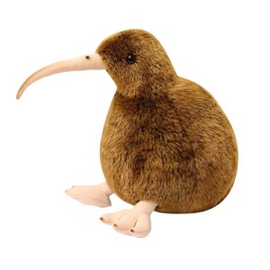 Peluche transfrontalière mignonne Kiwi, figurine d'oiseau à long <span class=keywords><strong>bec</strong></span>, ornement pour enfants, super adorable, en coton PP - Product Image 1