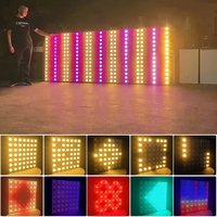 Panneau matriciel LED RVB or/blanc chaud 7x7 lumière matricielle DMX512 lumières d'événement de fête de DJ de scène de contrôle