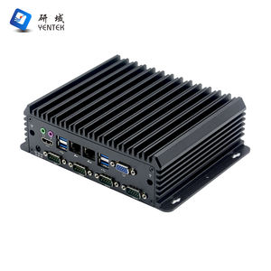 高性能インテルコアI5 10210U 2 RJ45 LAN 6 RS232 COM USB GPIO SIMファンレス産業用ミニPC 9-36V Win10 Linux Ubuntu - Product Image 6