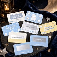Cartes à gratter personnalisées OEM ODM – Usine de vente en gros, découpe sur mesure, formes variées, conception gratuite, plus de 1000 pièces, personnalisation en vrac