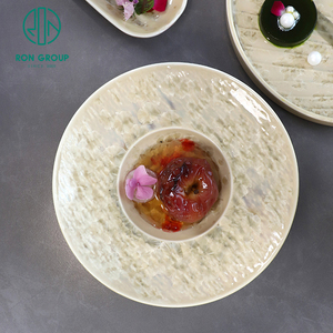 <span class=keywords><strong>Vajilla</strong></span> de <span class=keywords><strong>Melamina</strong></span> con Logotipo Impreso, Plato Redondo para Fideos de 9.5/11.5 Pulgadas para Hotel, Restaurante, Cubiertos Comerciales para Cena - Product Image 3