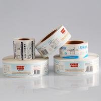 Étiquettes adhésives personnalisées en relief, durables, écologiques, en rouleau, autocollants pour badges, impression UV, personnalisables pour bouteilles de vin
