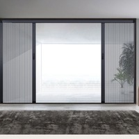 Moustiquaire imperméable, moustiquaire plissée, porte coulissante télescopique, écran de fenêtre, porte, démontage et lavage, écran de fenêtre pliable