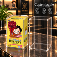 Étui de présentation en acrylique personnalisable pour le jeu de cartes One Piece OP-07 500 Years in the Future, épaisseur 5 mm, protection UV, aimant N52
