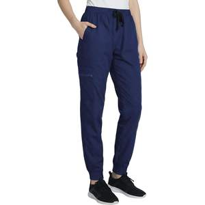 Pantalones de Trabajo Personalizados para Mujer, Cinco Bolsillos, Cintura Media, Antiarrugas, Tela Oxford, Estilo Jogger, Casual - Product Image 3