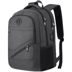 Mochila de Viaje de Gran Capacidad con Puerto de Carga USB, Múltiples Bolsillos, Impermeable, para Negocios, Escuela, para Hombres y Mujeres - Product Image 1