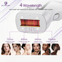 Sistema de Láser de Diodo Profesional Portátil de 808nm/755nm, Tratamiento Corporal Completo de 8-10 Minutos, Trabajo Continuo de 24 Horas, Servicio Postventa Gratuito, CE