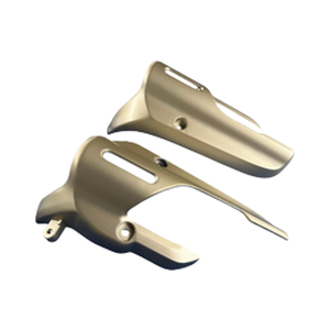 Refuerzo de Guardabarros Delantero de Aleación de Aluminio Personalizado para Motocicleta Haojue TR300 con Superficie Pulida, Diseñado con Precisión para un Ajuste Óptimo - Product Image 1